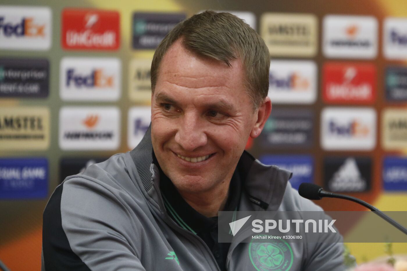 Football. UEFA Europa League. Celtic's news conference