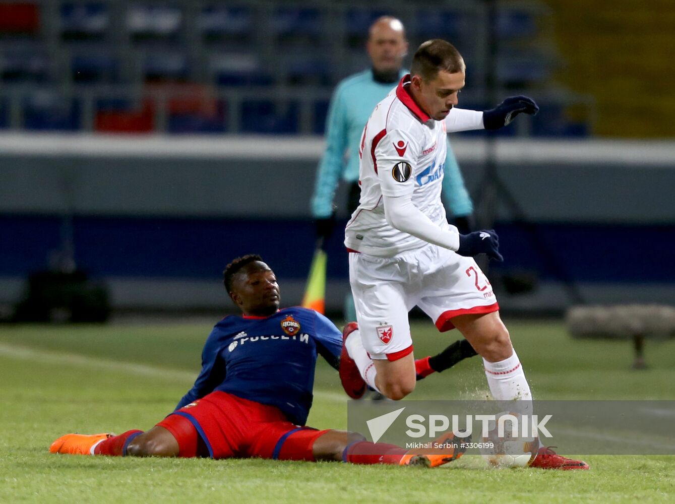 Football. UEFA Europa League. CSKA vs. Crvena Zvezda