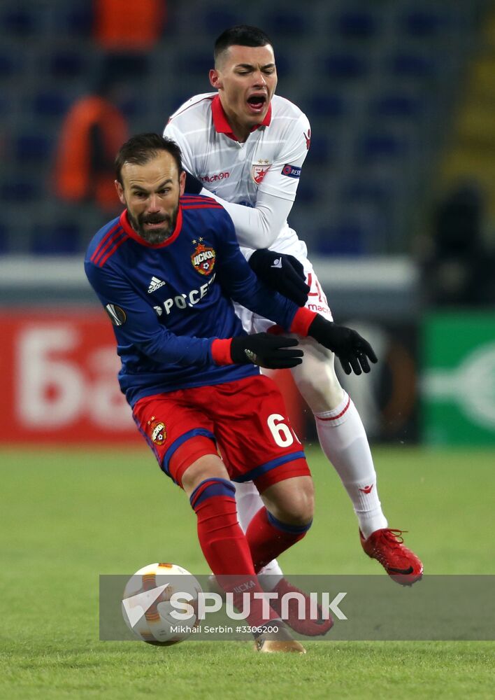 Football. UEFA Europa League. CSKA vs. Crvena Zvezda