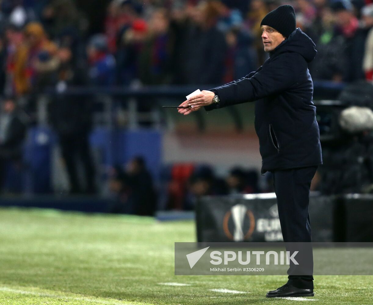 Football. UEFA Europa League. CSKA vs. Crvena Zvezda