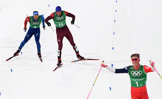 2018 Winter Olympics. Cross-country skiing. Men. Team sprint