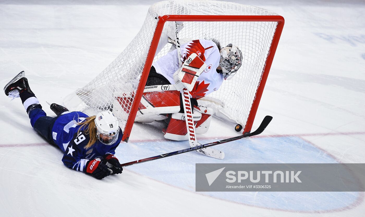 2018 Winter Olympics. Ice hockey. Women. Finals