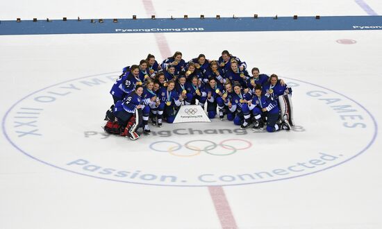 2018 Winter Olympics. Ice hockey. Women. Finals