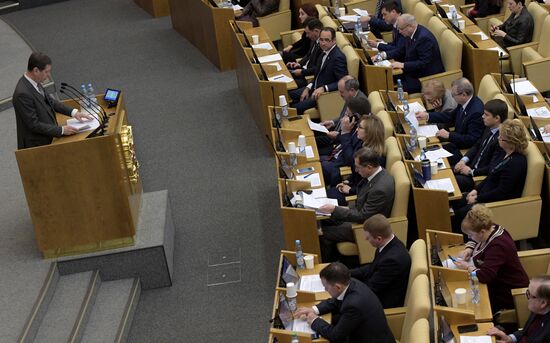State Duma plenary meeting