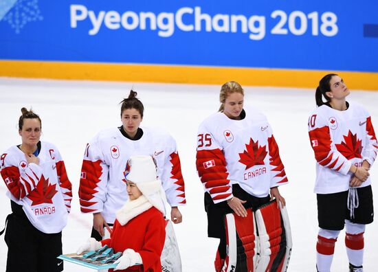 2018 Winter Olympics. Ice hockey. Women. Final