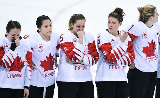 2018 Winter Olympics. Ice hockey. Women. Finals