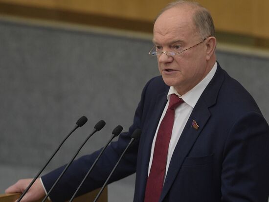 State Duma plenary meeting