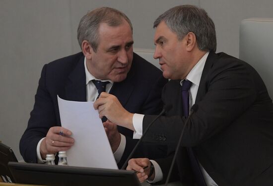 State Duma plenary meeting