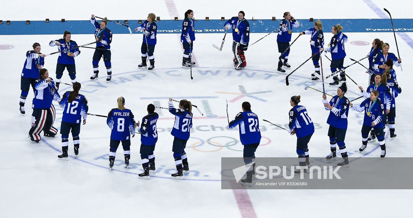 2018 Winter Olympics. Ice Hockey. Women. Finals
