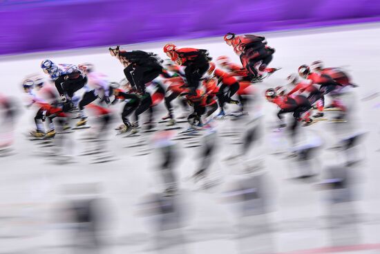 2018 Winter Olympics. Short Track Speed Skating. Day Five