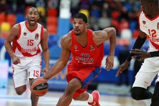 Basketball. Euroleague. CSKA vs. Baskonia