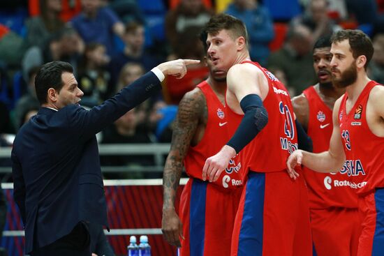 Basketball. Euroleague. CSKA vs. Baskonia