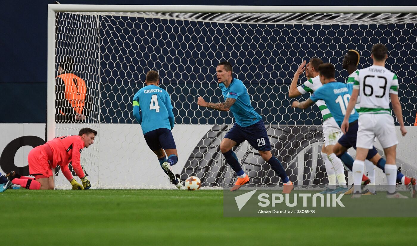 UEFA Europa League. Zenit vs. Celtic