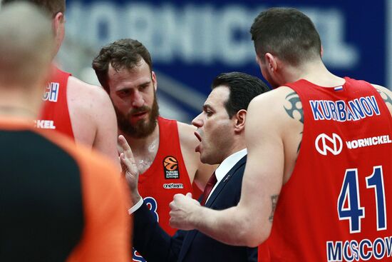 Basketball. Euroleague. CSKA vs. Baskonia