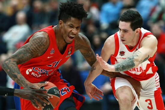 Basketball. Euroleague. CSKA vs. Baskonia