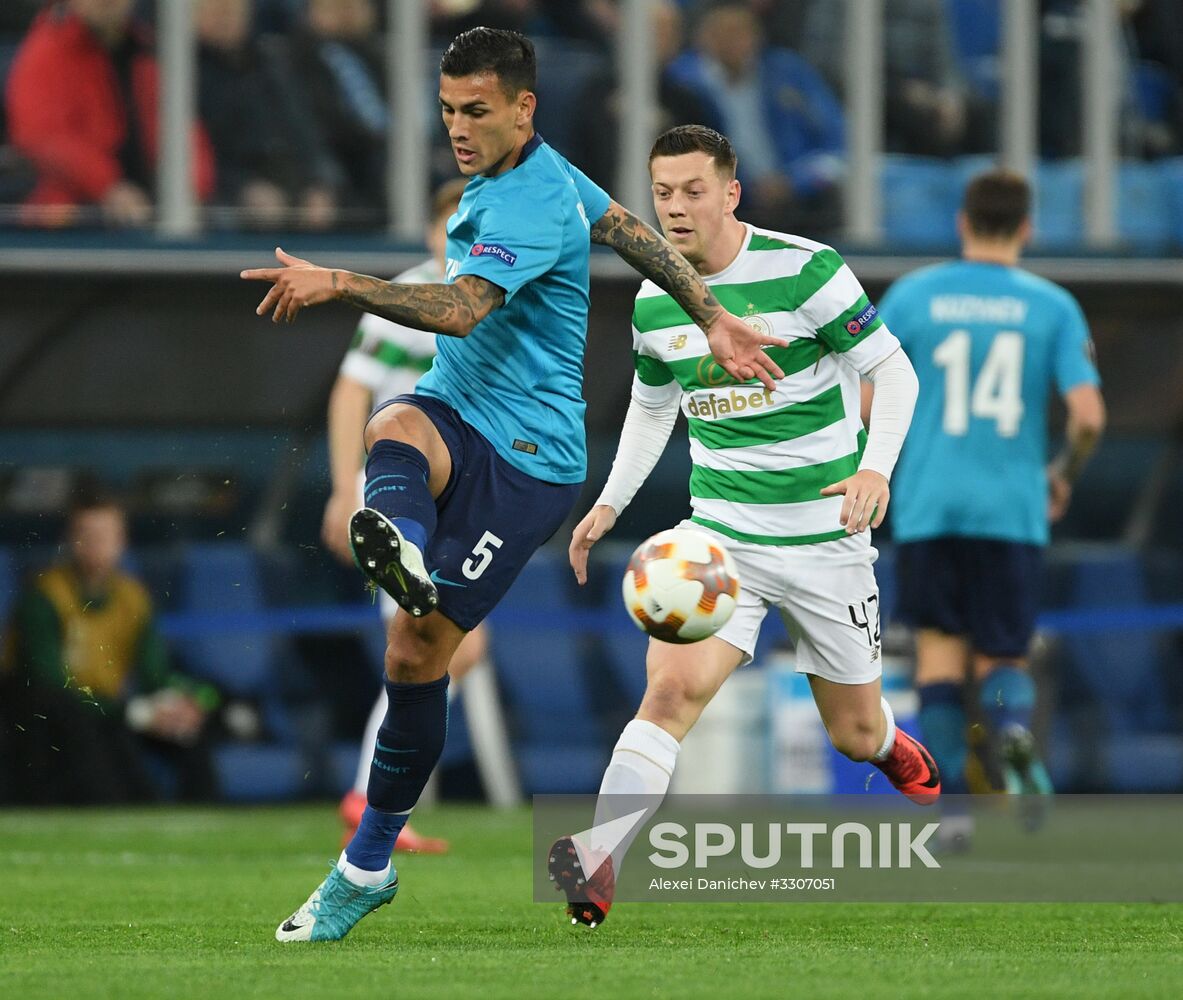 UEFA Europa League. Zenit vs. Celtic