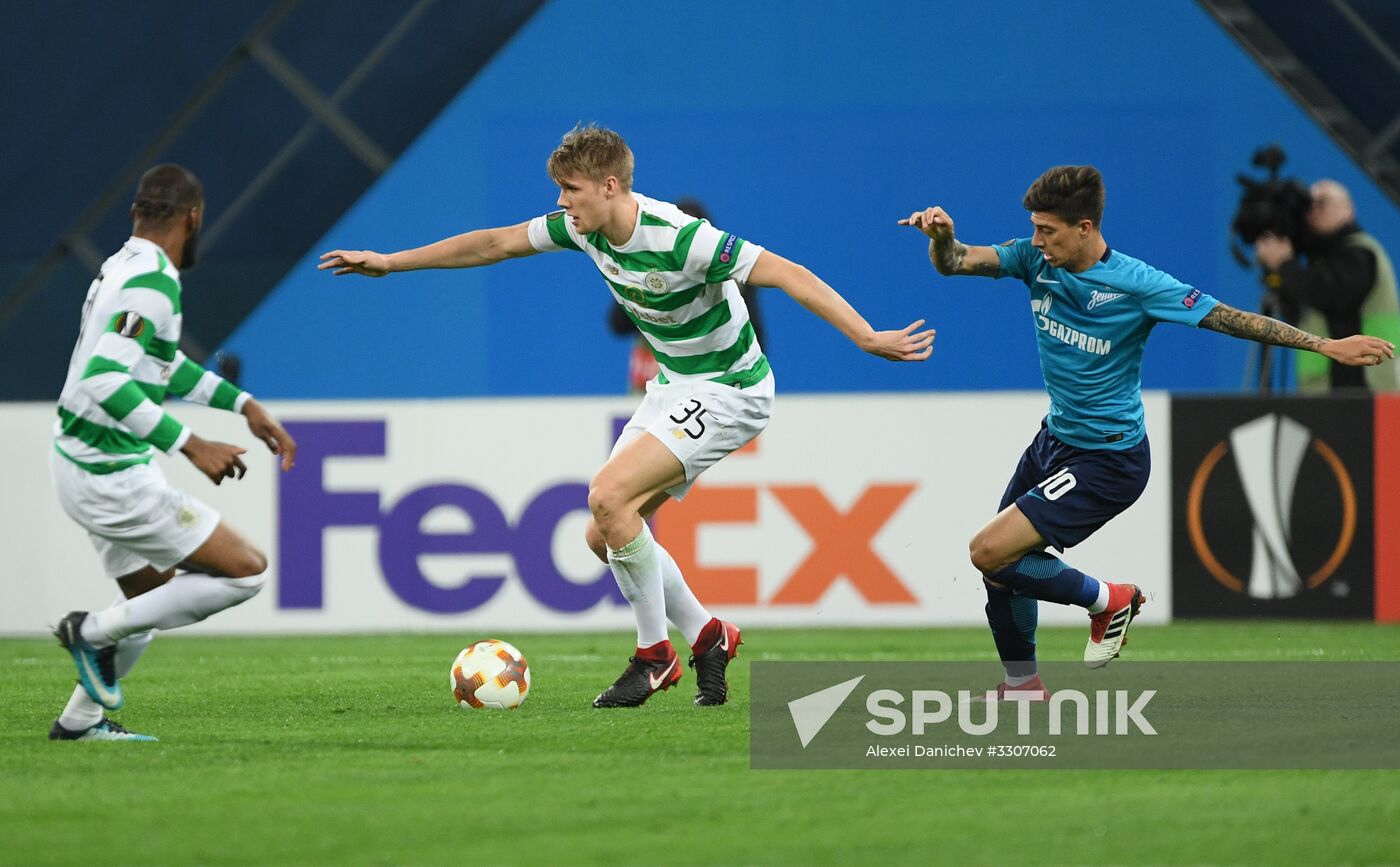 UEFA Europa League. Zenit vs. Celtic