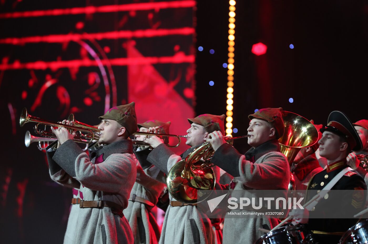 President Vladimir Putin attends gala night to mark Defender of Fatherland Day