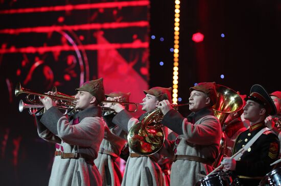 President Vladimir Putin attends gala night to mark Defender of Fatherland Day