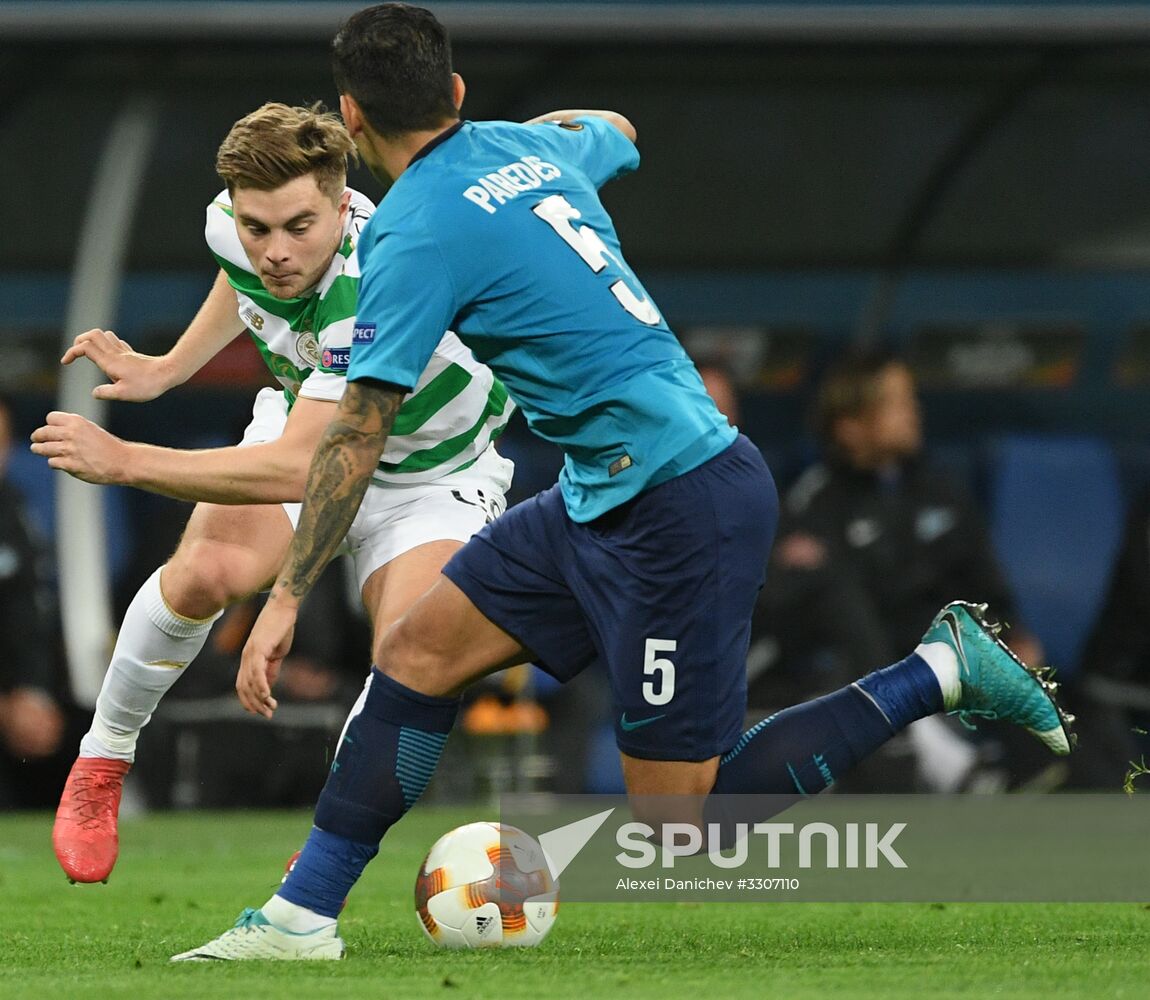 UEFA Europa League. Zenit vs. Celtic