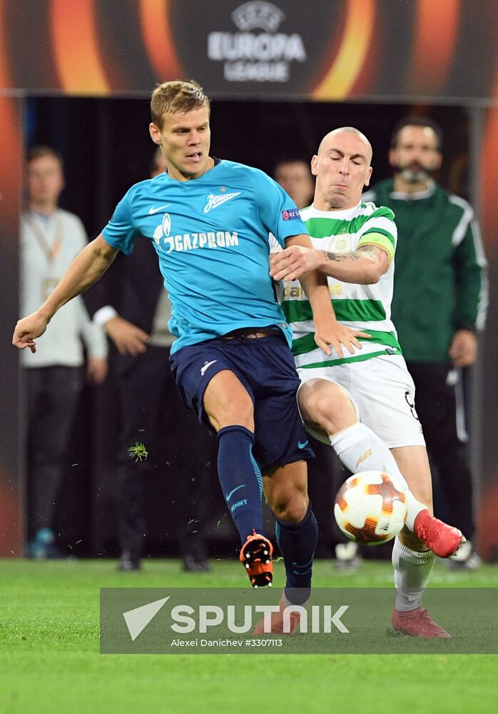 UEFA Europa League. Zenit vs. Celtic