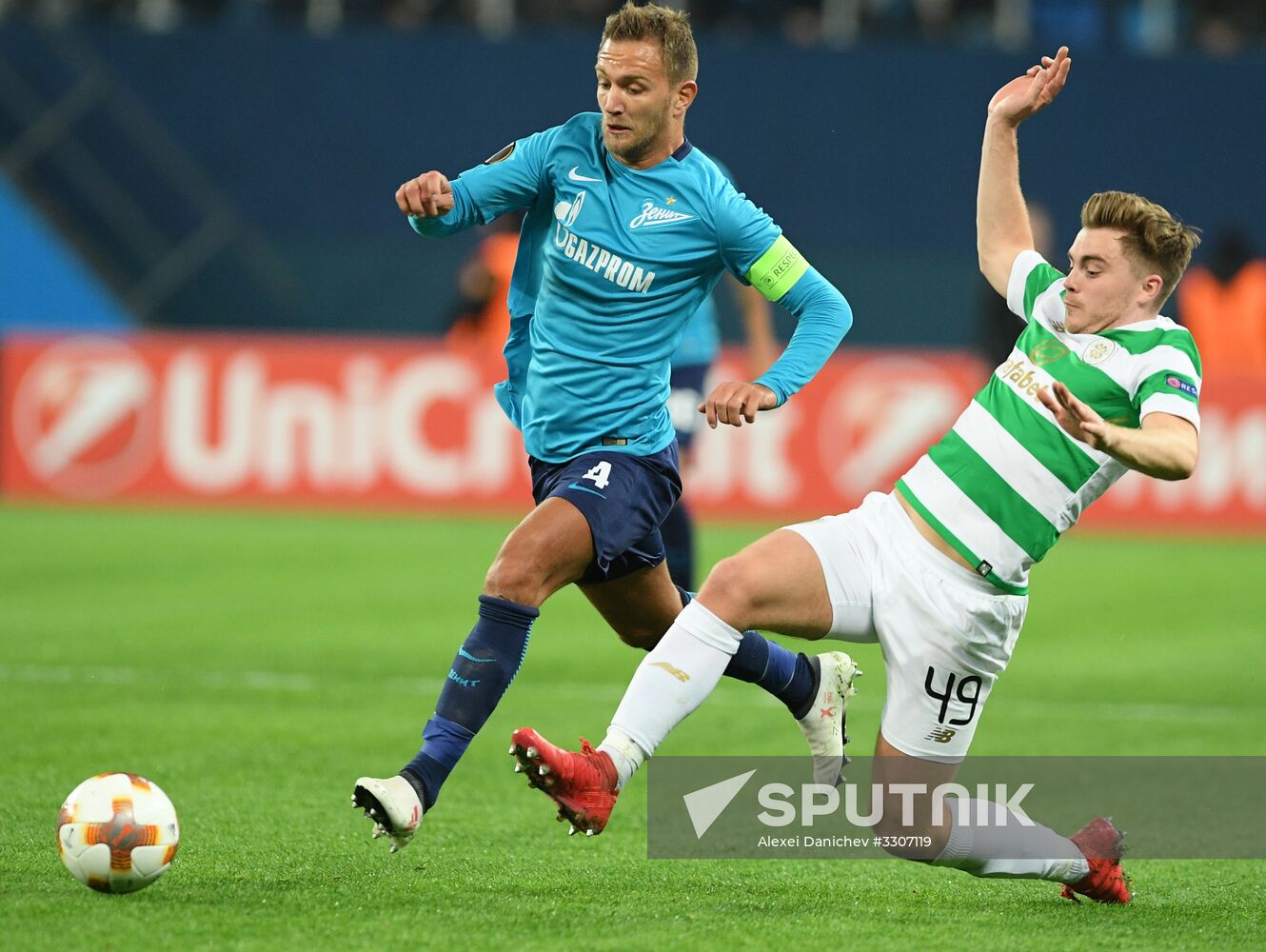 UEFA Europa League. Zenit vs. Celtic