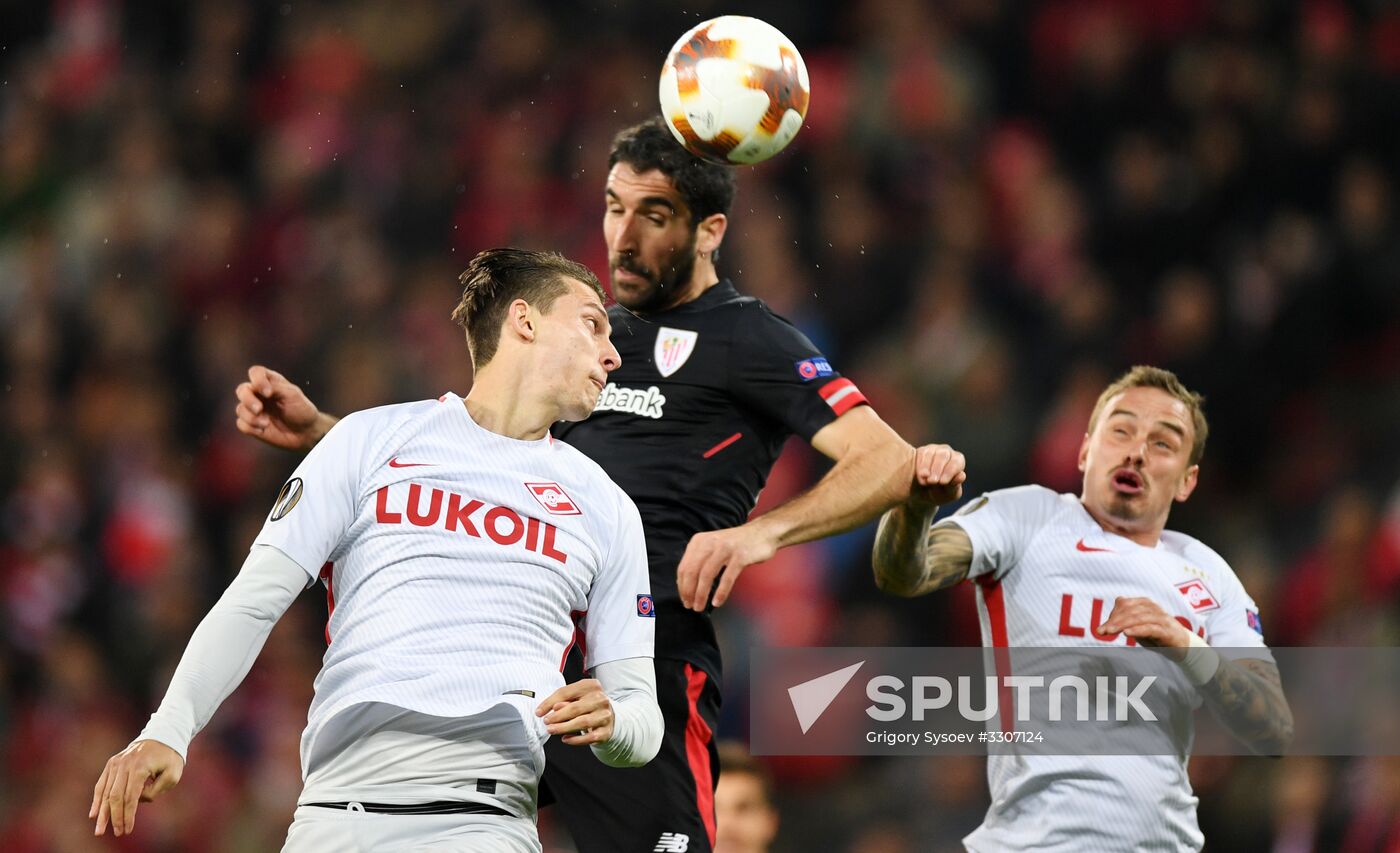 Football. UEFA Europa League. Athletic vs. Spartak