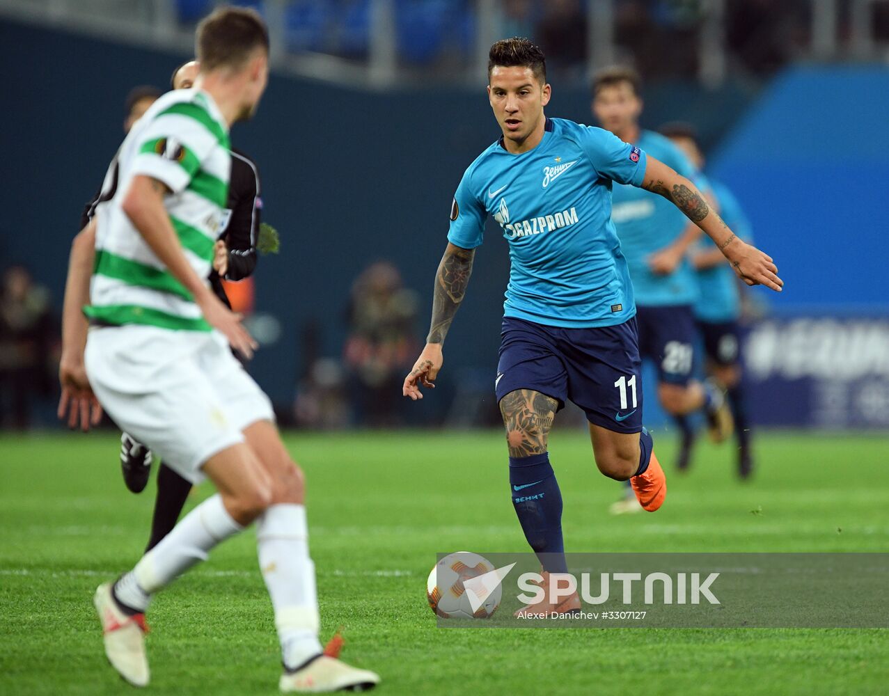 UEFA Europa League. Zenit vs. Celtic