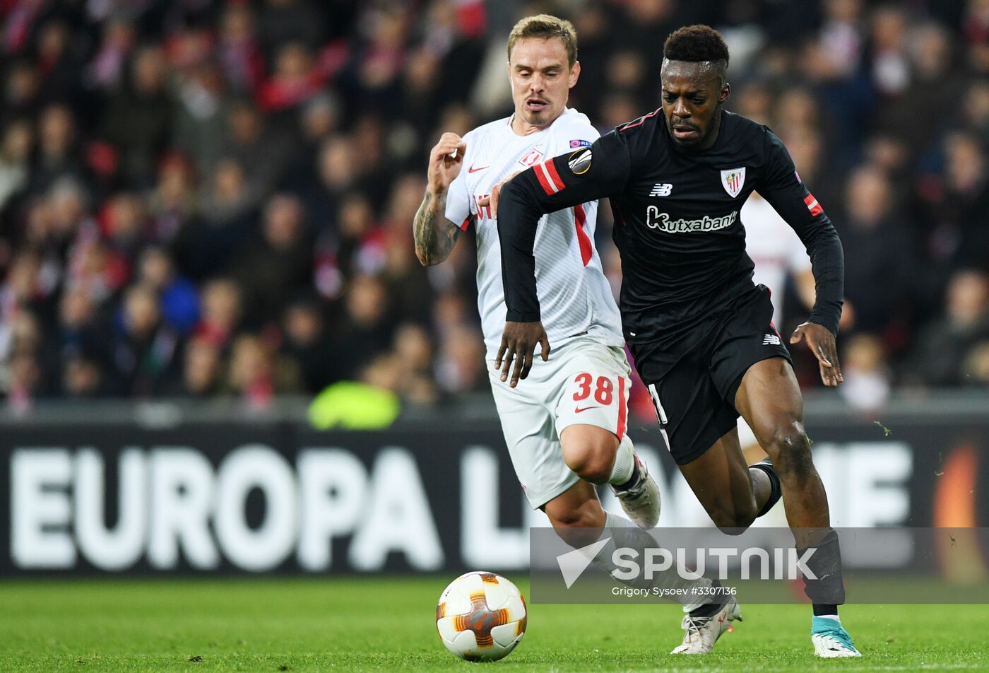 Football. UEFA Europa League. Athletic vs. Spartak