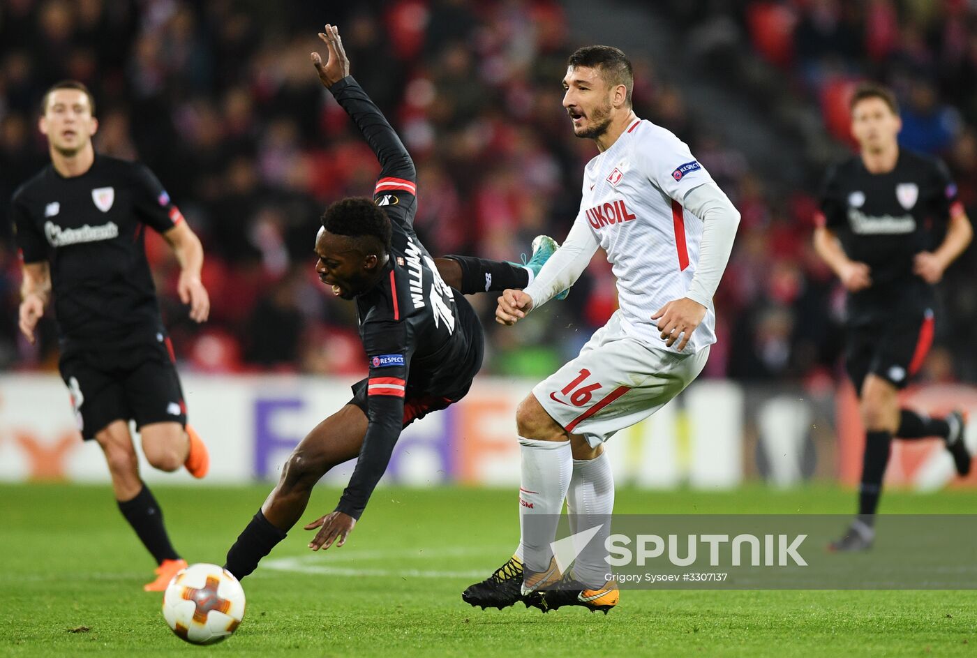 Football. UEFA Europa League. Athletic vs. Spartak
