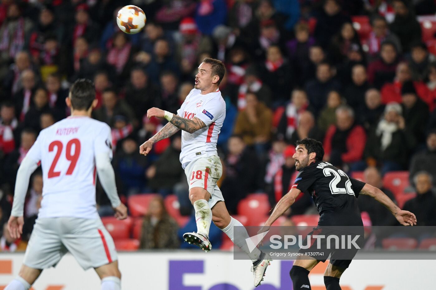 Football. UEFA Europa League. Athletic vs. Spartak