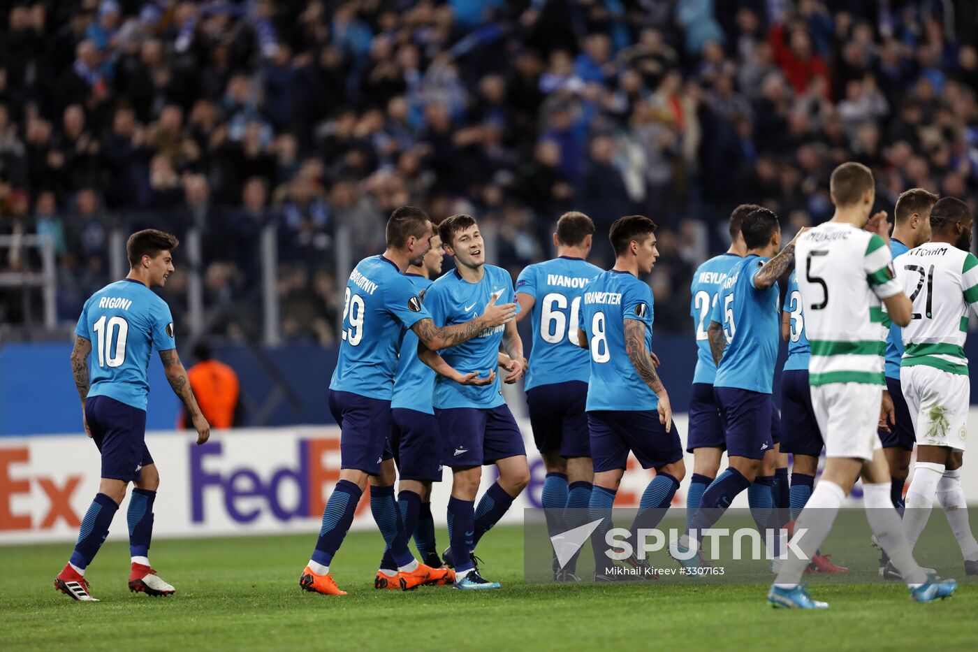 UEFA Europa League. Zenit vs. Celtic
