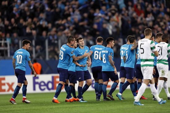 UEFA Europa League. Zenit vs. Celtic