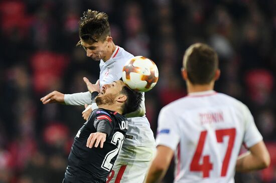 Football. UEFA Europa League. Athletic vs. Spartak
