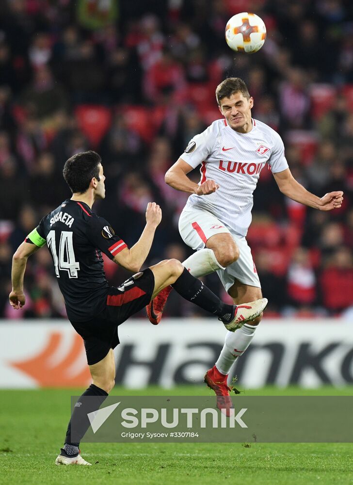 Football. UEFA Europa League. Athletic vs. Spartak