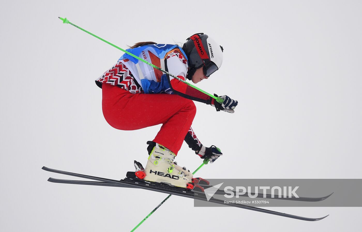 2018 Winter Olympics. Freestyle skiing. Women. Ski cross
