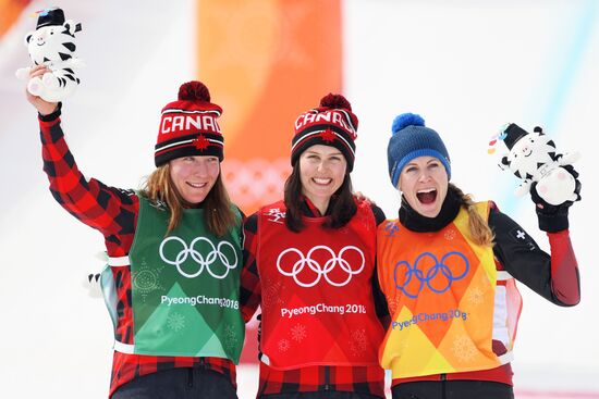 2018 Winter Olympics. Freestyle skiing. Women. Ski cross