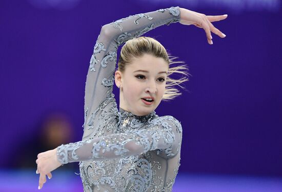 2018 Winter Olympics. Figure skating. Women. Free skating