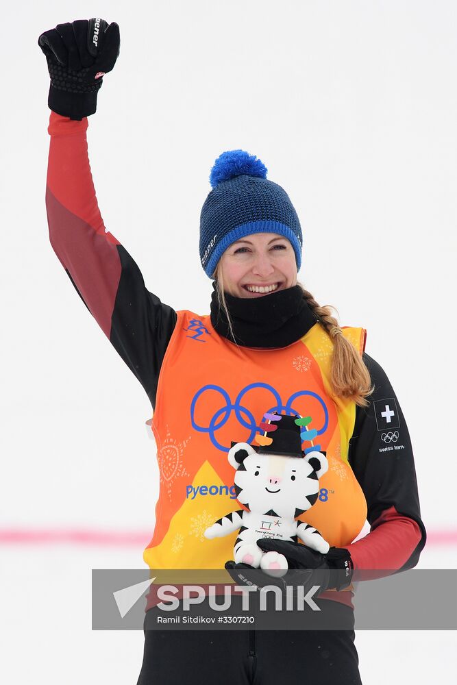 2018 Winter Olympics. Freestyle skiing. Women. Ski cross