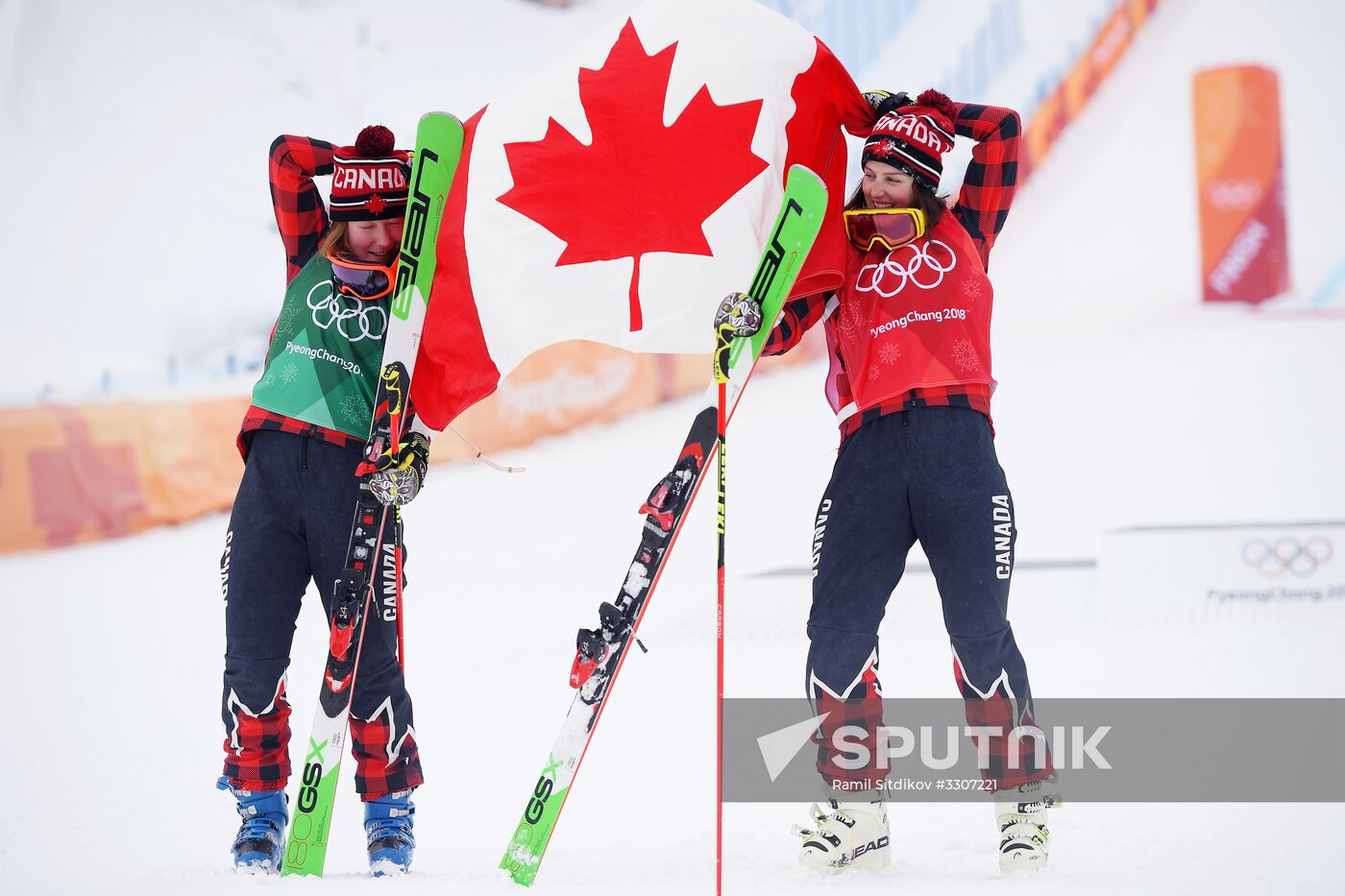 2018 Winter Olympics. Freestyle skiing. Women. Ski cross