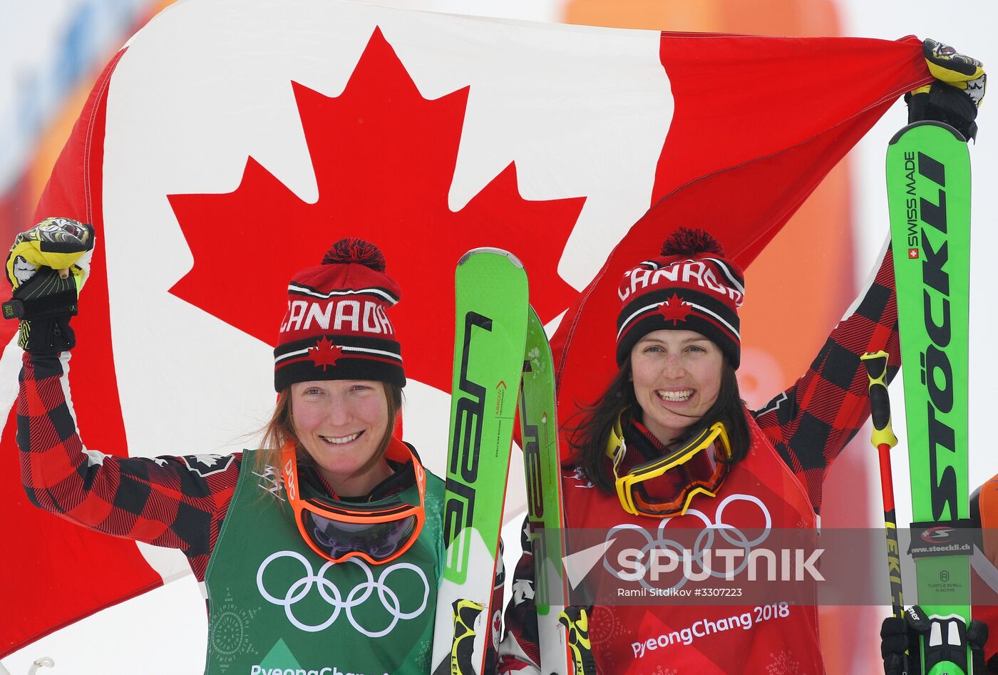 2018 Winter Olympics. Freestyle skiing. Women. Ski cross