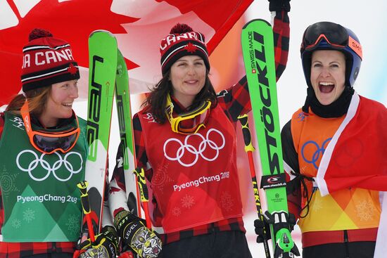 2018 Winter Olympics. Freestyle skiing. Women. Ski cross