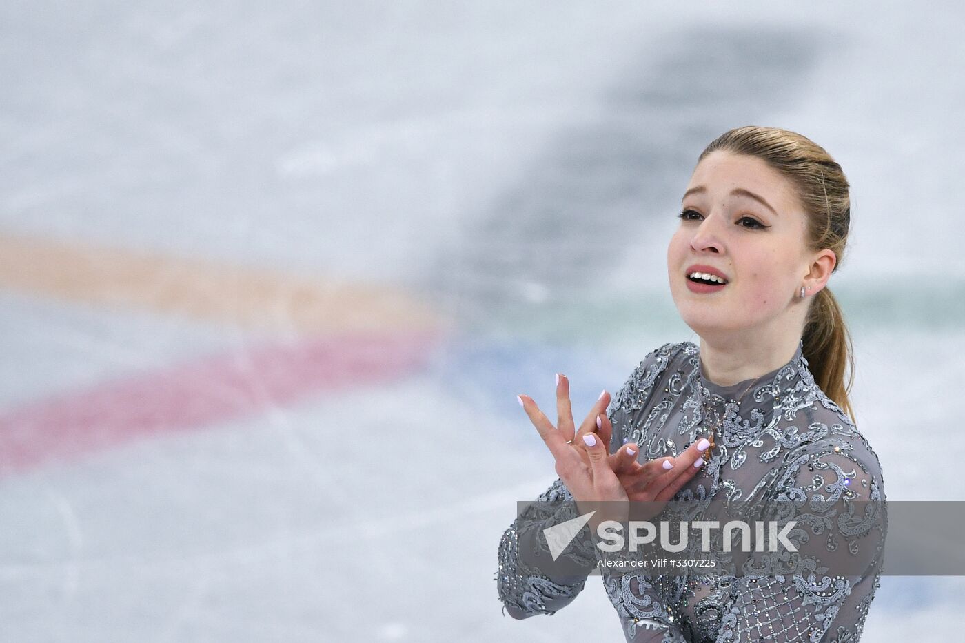 2018 Winter Olympics. Figure skating. Women. Free skating