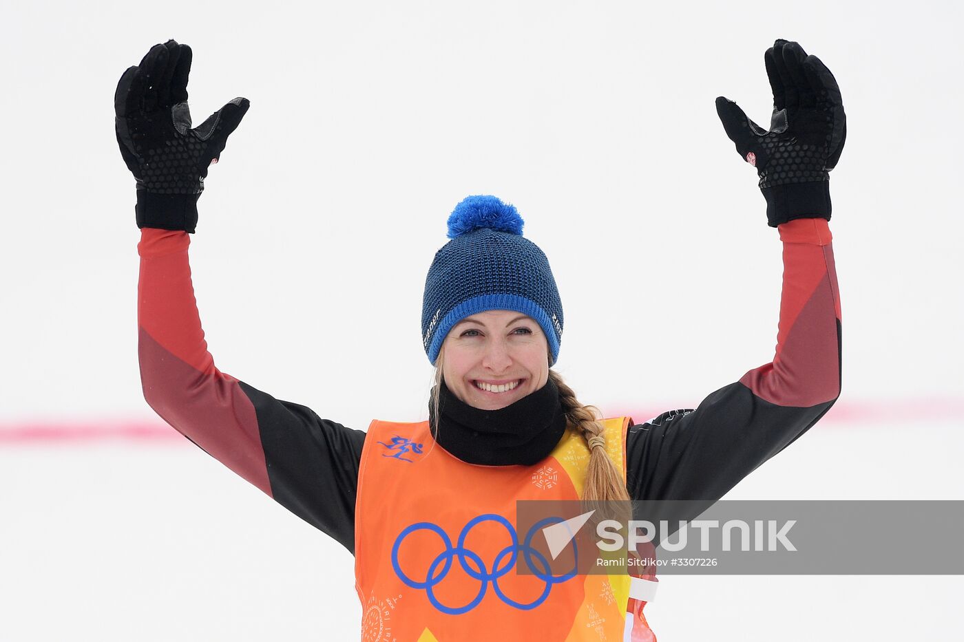 2018 Winter Olympics. Freestyle skiing. Women. Ski cross