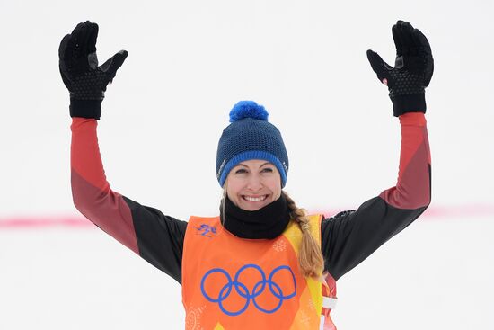 2018 Winter Olympics. Freestyle skiing. Women. Ski cross