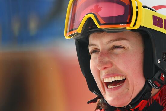 2018 Winter Olympics. Freestyle skiing. Women. Ski cross