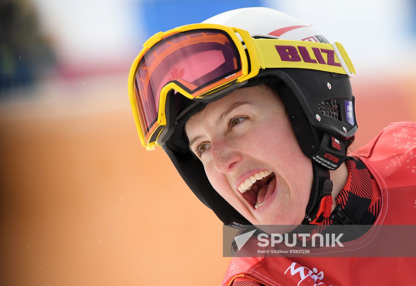 2018 Winter Olympics. Freestyle skiing. Women. Ski cross