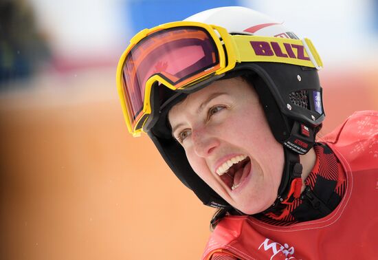 2018 Winter Olympics. Freestyle skiing. Women. Ski cross