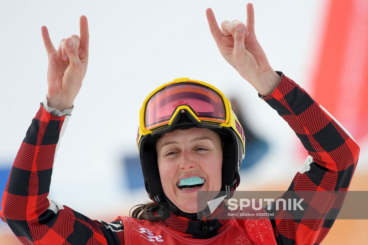 2018 Winter Olympics. Freestyle skiing. Women. Ski cross