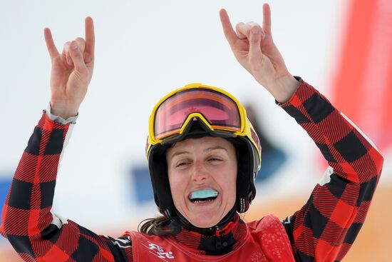 2018 Winter Olympics. Freestyle skiing. Women. Ski cross